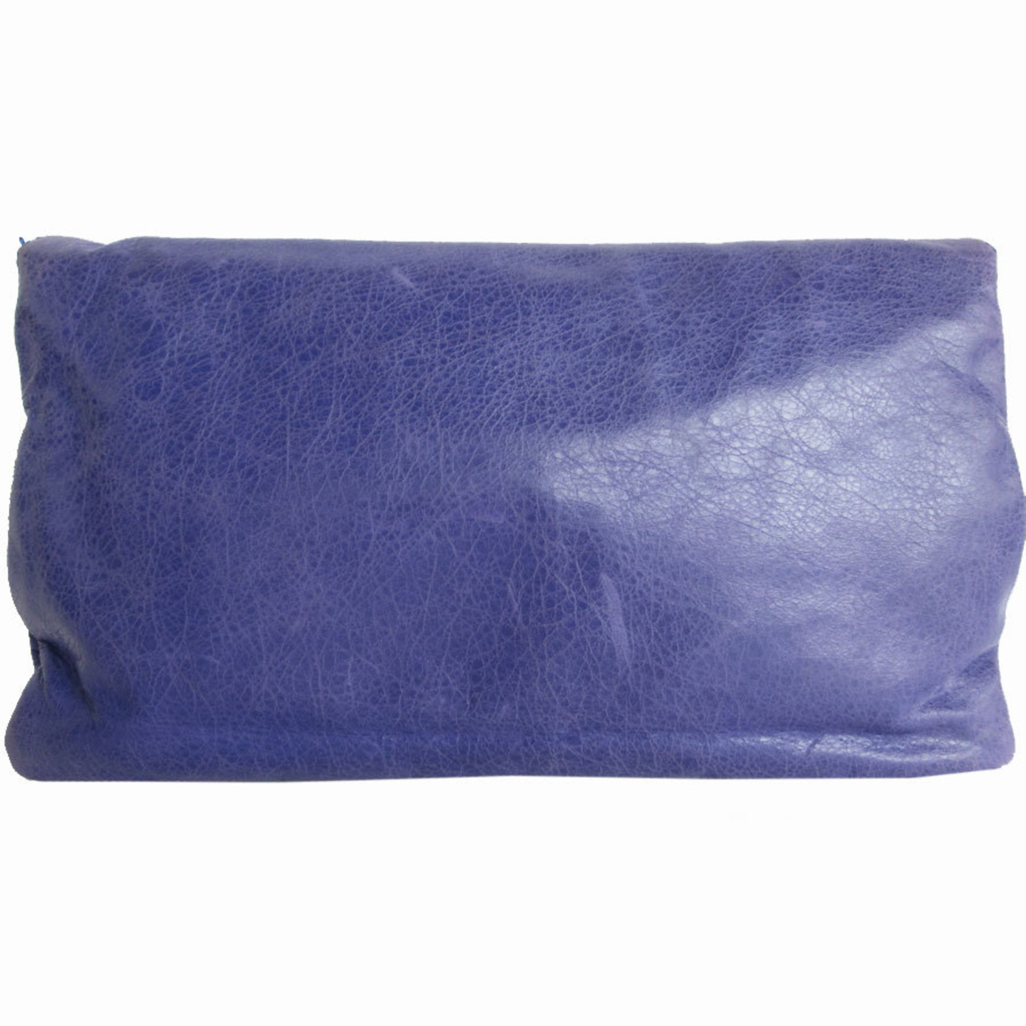 BALENCIAGA Clutch Bag Giant Envelope Leather Purple Women's s0172g