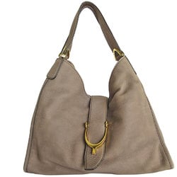 GUCCI handbag nubuck brown gold ladies 296856 s0200a