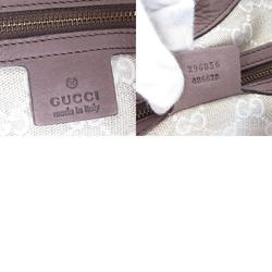 GUCCI handbag nubuck brown gold ladies 296856 s0200a