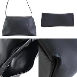 BALENCIAGA Shoulder Bag Leather Black Women's 671354 99969i