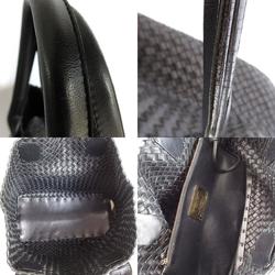 BOTTEGA VENETA Handbag Tote Bag Intrecciato Leather Black Men's Women's s0051f