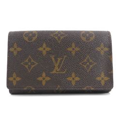 Louis Vuitton LOUIS VUITTON Bi-fold wallet Monogram Portemonnay Bi-Tresor canvas Brown Men's Women's M61730 h30518a