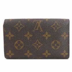 Louis Vuitton LOUIS VUITTON Bi-fold wallet Monogram Portemonnay Bi-Tresor canvas Brown Men's Women's M61730 h30518a