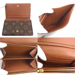 Louis Vuitton LOUIS VUITTON Bi-fold wallet Monogram Portemonnay Bi-Tresor canvas Brown Men's Women's M61730 h30518a