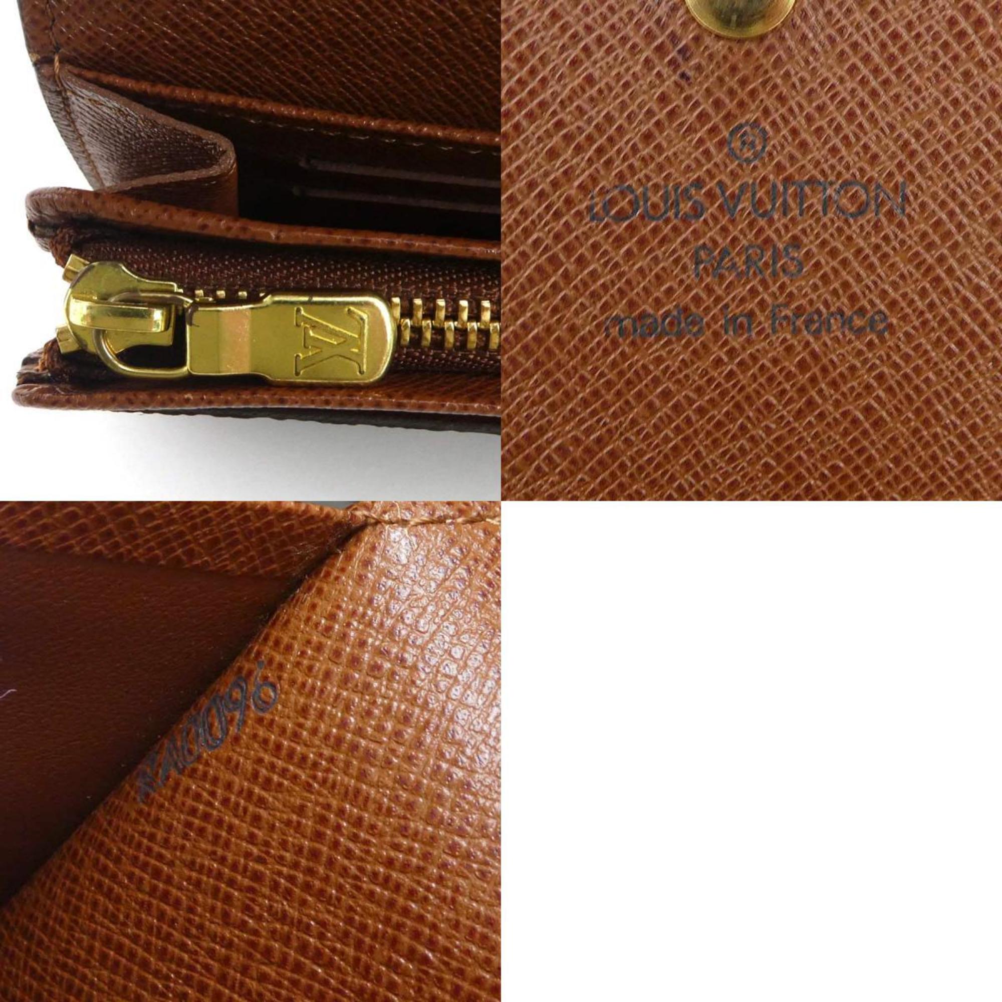 Louis Vuitton LOUIS VUITTON Bi-fold wallet Monogram Portemonnay Bi-Tresor canvas Brown Men's Women's M61730 h30518a