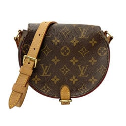 Louis Vuitton LOUIS VUITTON Shoulder Bag Monogram Tan Blanc Canvas Brown Gold Women's M51179 z2319