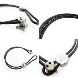 LOUIS VUITTON Bracelet Catch It Metal Monogram Eclipse Black Grey Silver Men's M8111 s0224j