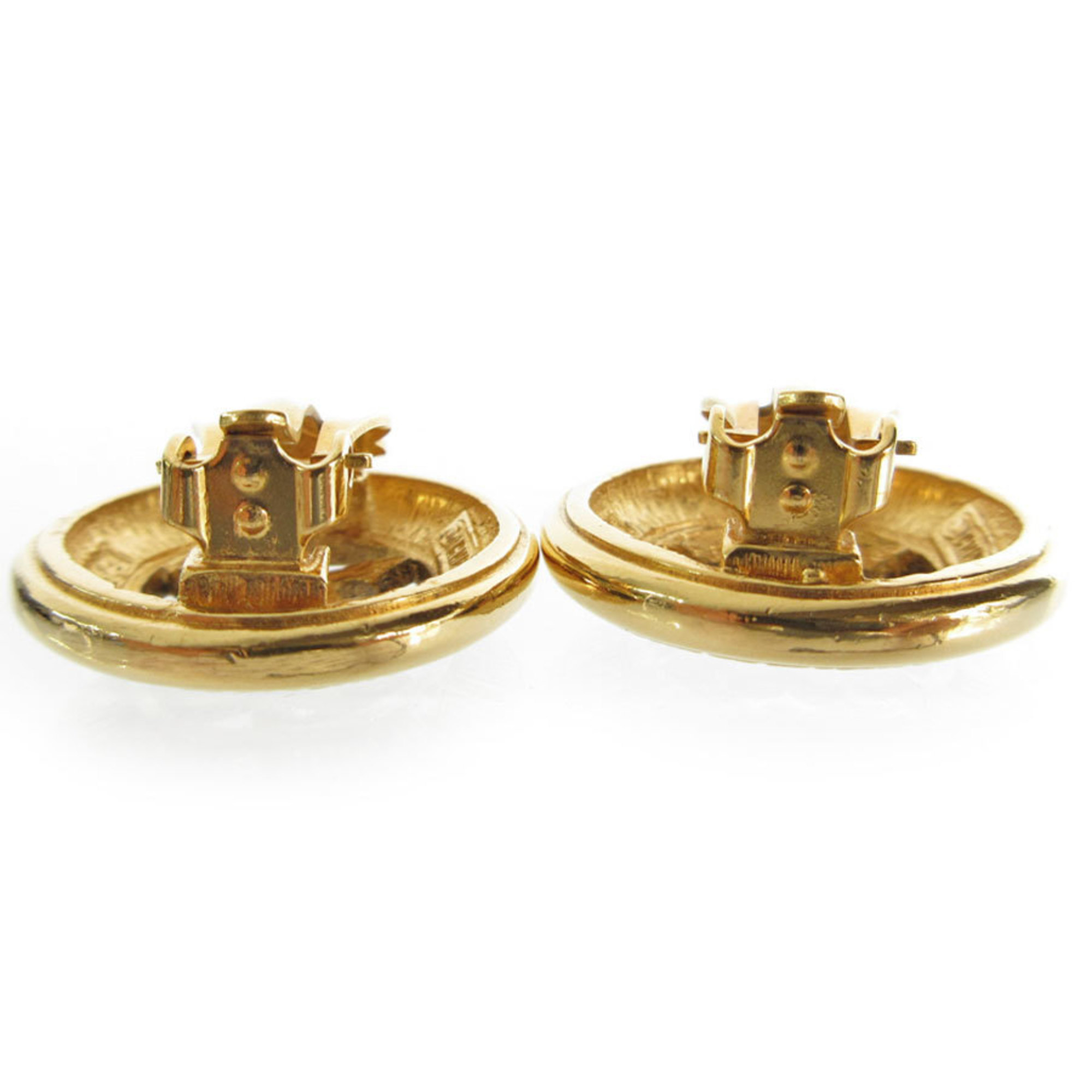 CHANEL Coco Mark Metal Gold Earrings for Women s0190i