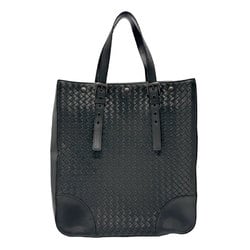 BOTTEGA VENETA Handbag Intrecciato Leather Dark Grey Men's z2369