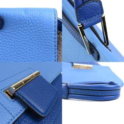 Furla handbag shoulder bag leather blue ladies h30501a