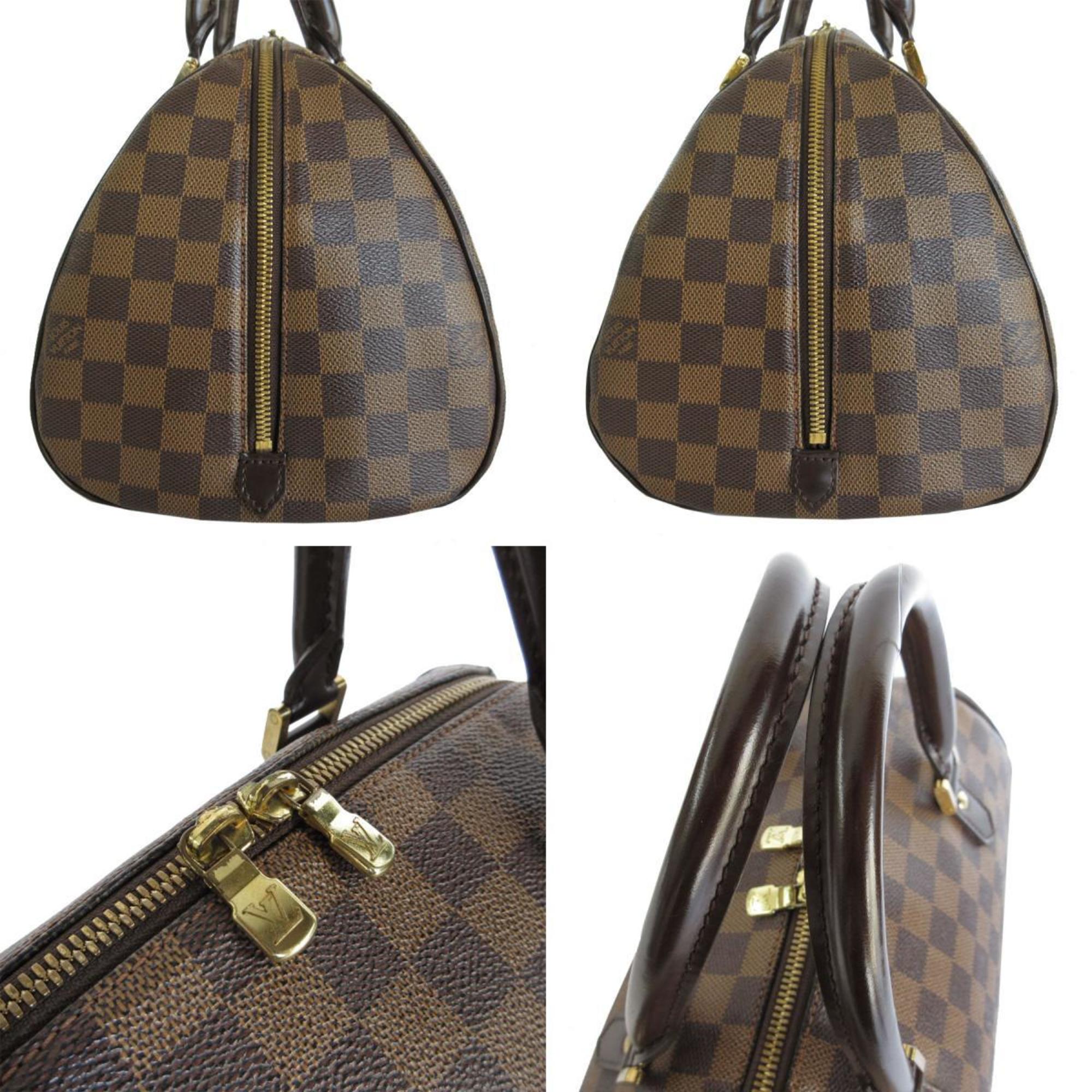 Louis Vuitton LOUIS VUITTON Handbag Damier Rivera MM Canvas Brown Gold Women's N41434 s0230a