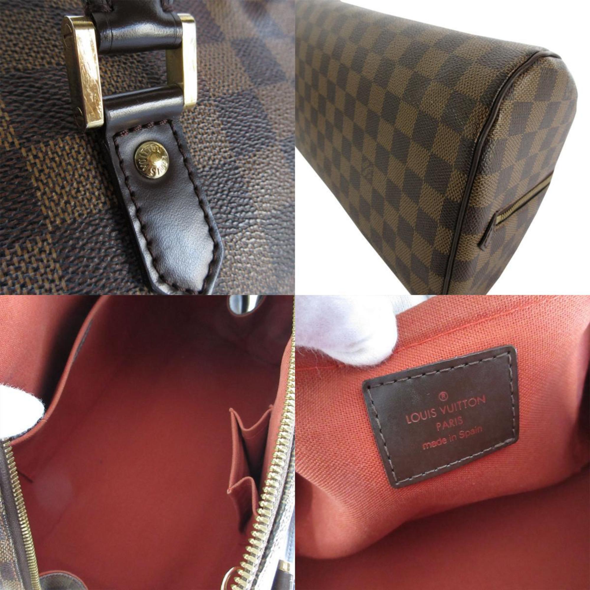 Louis Vuitton LOUIS VUITTON Handbag Damier Rivera MM Canvas Brown Gold Women's N41434 s0230a