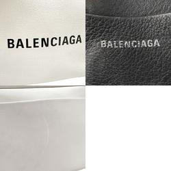 BALENCIAGA Shoulder Bag Leather White Women's z2388