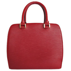 Louis Vuitton Epi Pont Neuf Handbag, Red and Gold, Women's, M52057, s0139f