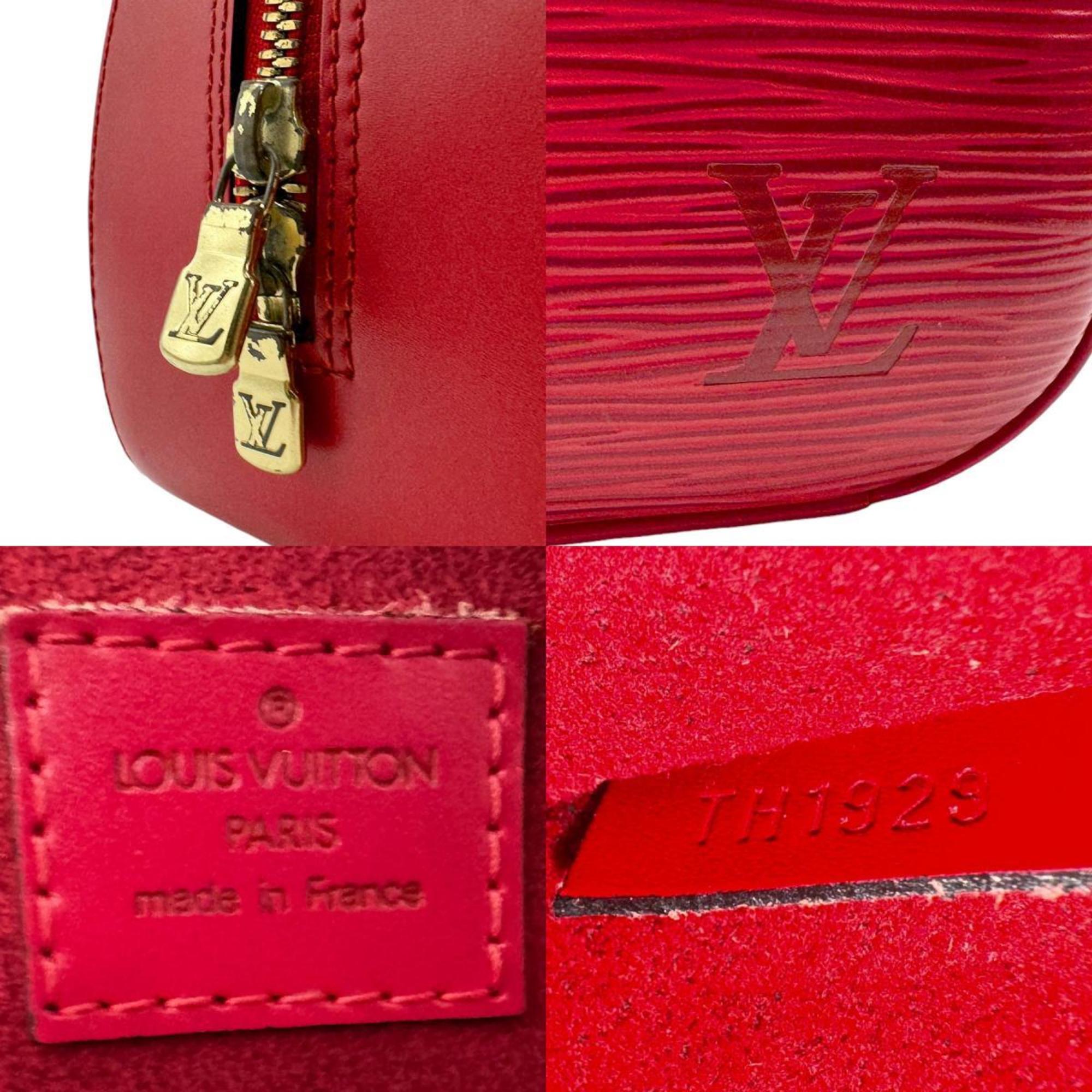 Louis Vuitton Epi Jasmine Handbag, Leather, Castilian Red, Women's, M52087, z2393