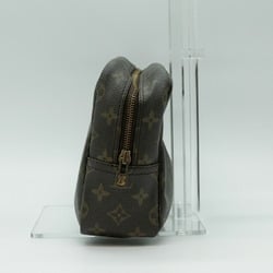 LOUIS VUITTON Clutch Bag Monogram Canvas Brown Women's PD407