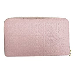 LOEWE Wallet/Coin Case Wallet Anagram Leather Light Pink Gold Women's s0276a