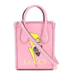 GUCCI shoulder bag handbag Bananya leather pink ladies 671623 h30508a