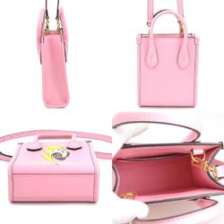 GUCCI shoulder bag handbag Bananya leather pink ladies 671623 h30508a