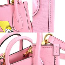 GUCCI shoulder bag handbag Bananya leather pink ladies 671623 h30508a