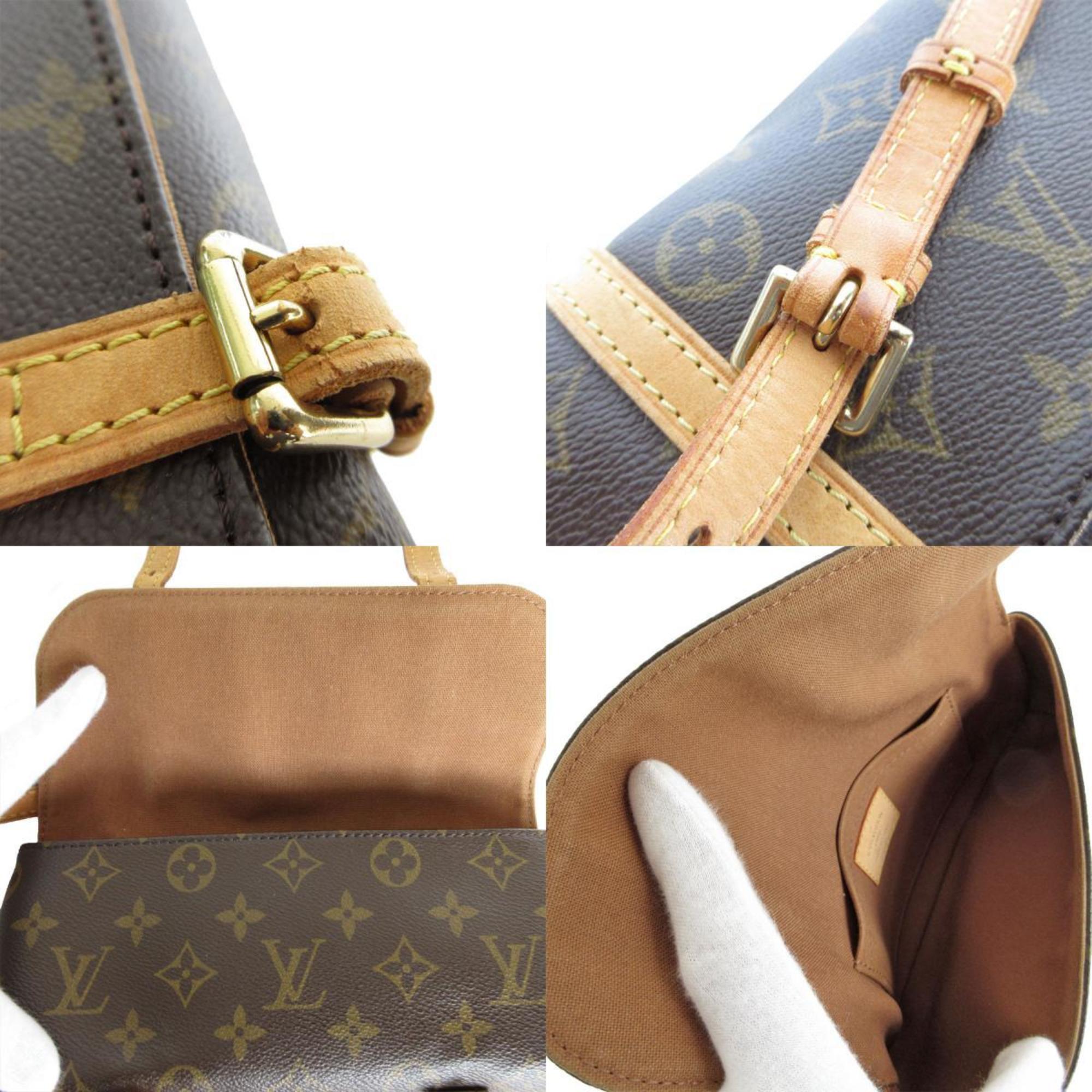 Louis Vuitton LOUIS VUITTON Waist Bag Monogram Pochette Marel Canvas Brown Gold Men's Women's M51159 s0265a