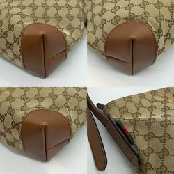 GUCCI Shoulder Bag GG Canvas Beige Women's PD381