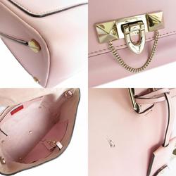 Valentino Garavani handbag shoulder bag leather light pink gold women's s0206a