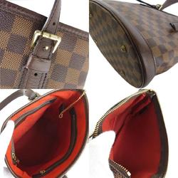 Louis Vuitton LOUIS VUITTON Shoulder Bag Damier Marais Canvas Brown Gold Women's N42240 s0138f