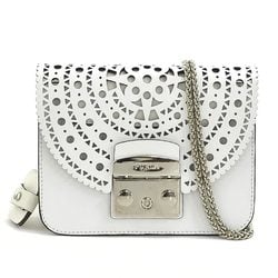 Furla Shoulder Bag Leather White Women's h30509g