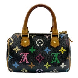 Louis Vuitton LOUIS VUITTON Handbag Monogram Multicolor Speedy Black Gold Women's M92644 z2342