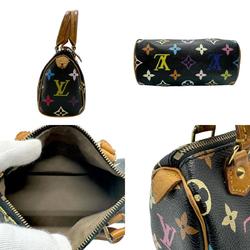 Louis Vuitton LOUIS VUITTON Handbag Monogram Multicolor Speedy Black Gold Women's M92644 z2342