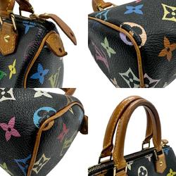 Louis Vuitton LOUIS VUITTON Handbag Monogram Multicolor Speedy Black Gold Women's M92644 z2342