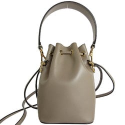 FENDI handbag shoulder bag Mon Tresor leather beige gold ladies s0035j