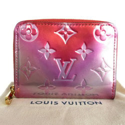 Louis Vuitton LOUIS VUITTON Wallets and coin cases Monogram Vernis Zippy Coin Purse Patent leather Red Pink Silver Gold Women's M90523 s0134g