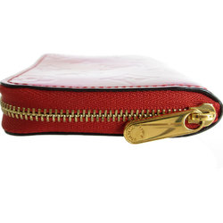 Louis Vuitton LOUIS VUITTON Wallets and coin cases Monogram Vernis Zippy Coin Purse Patent leather Red Pink Silver Gold Women's M90523 s0134g