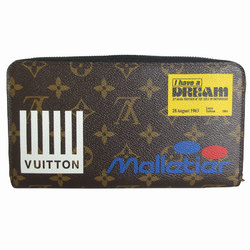 Louis Vuitton LOUIS VUITTON Round Long Wallet Monogram Story Zippy Organizer Canvas Brown Multicolor Men's M67826 s0186a