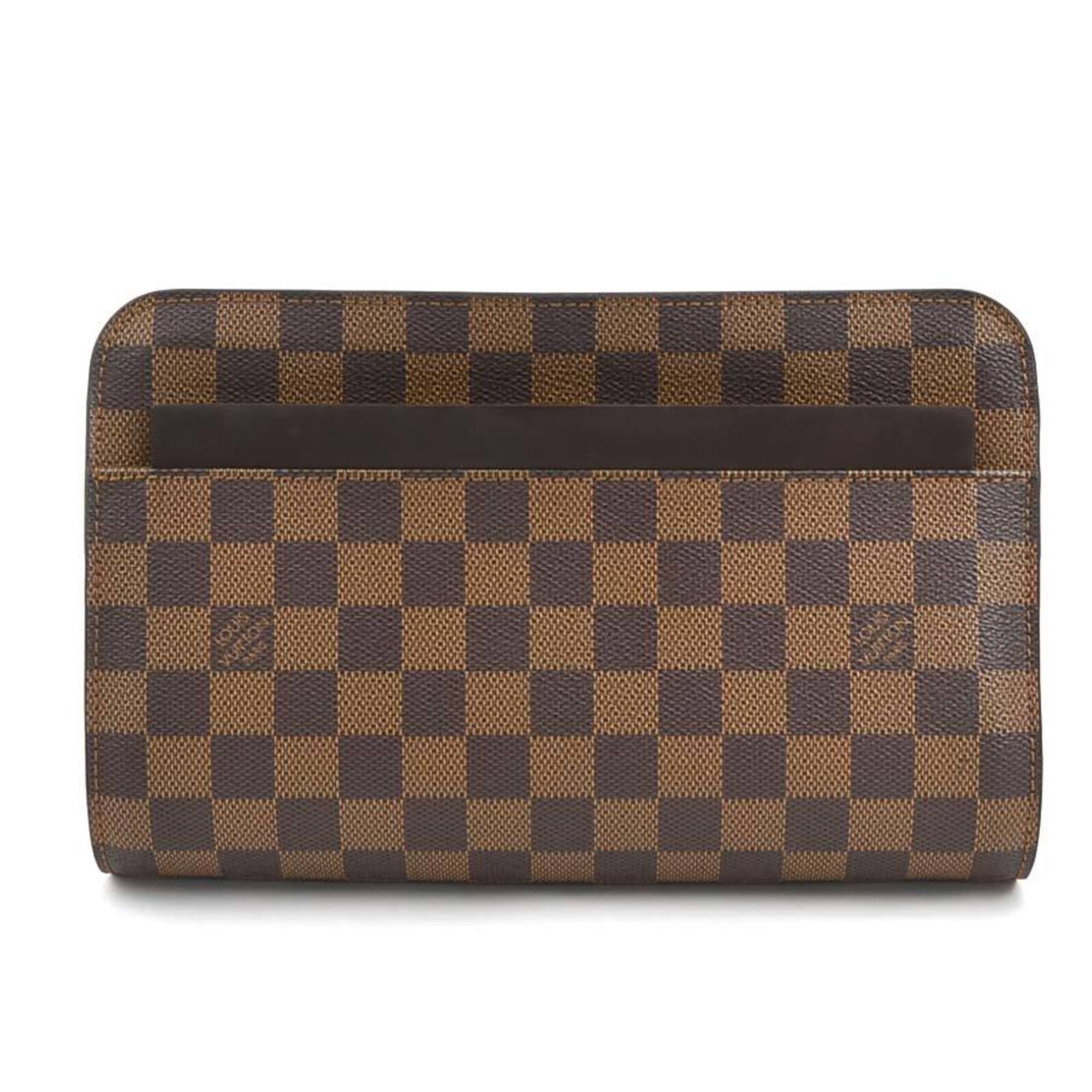 Louis Vuitton LOUIS VUITTON Second Bag Damier Saint Canvas Ebene Men's N51993 h30507a