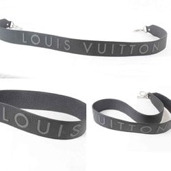 LOUIS VUITTON Louis Vuitton Shoulder Strap Calf Leather Black Women's