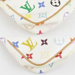 LOUIS VUITTON Louis Vuitton Pochette Accessoires M92649 Pouch Monogram Multicolor Blanc Women's