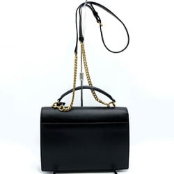 YVES SAINT LAURENT Shoulder Bag Chain Leather Black PLB6347 Women's ITWWXKT580AA