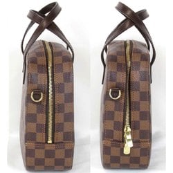 LOUIS VUITTON Louis Vuitton Spontini N48021 Handbag Damier Canvas Brown Women's