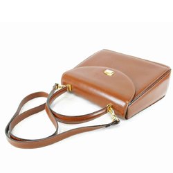 BALLY 2way bag, shoulder leather, brown, ladies