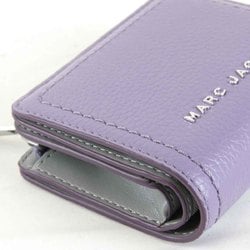 MARC JACOBS Women's Leather Bi-fold Wallet Purple