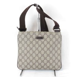 GUCCI 201538 204046 Shoulder bag GG Supreme canvas beige Women's