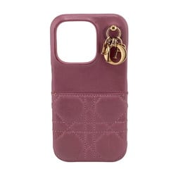 Christian Dior Cannage Lady iPhone 15 Pro Case, iPhone, Pink, Women's