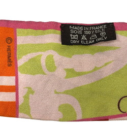 HERMES Twilly Scarf Pink Women's