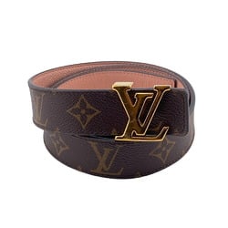 LOUIS VUITTON M0321 Santur LV Initial Monogram Belt Brown Women's