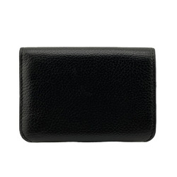 BALENCIAGA 593813 Everyday Tri-fold Wallet Black Women's