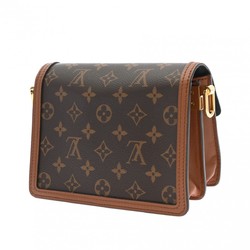 LOUIS VUITTON Louis Vuitton Monogram Reverse Dauphine MINI Brown M44580 Women's Canvas Shoulder Bag