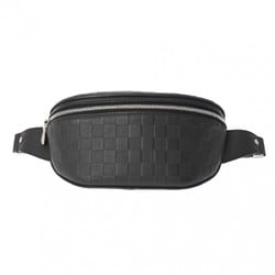 LOUIS VUITTON Damier Infini Bum Bag Onyx N40298 Men's Leather Body